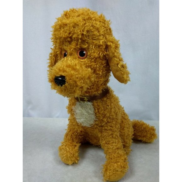 Fancy Nancy 11" Barking Frenchy Brown dog plushie - Picture 7 of 8